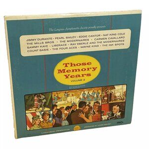 Those Memory Years Volume 2 (Vinyl, 1969) Longines Symphonette Society DL 734664